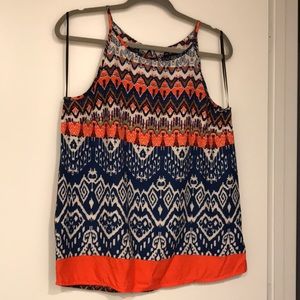 Renee C. Stitch Fix Alecto orange/blue halter top